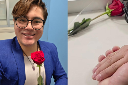 Muricio Altamirano reveló algunas fotos de la ceremonia.