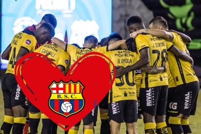 Barcelona SC invitó a la pequeña hincha al Monumental.
