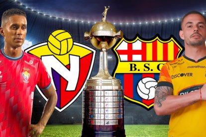 Barcelona SC y El Nacional pelean por llegar a la fase de grupos de la Copa Libertadores 2025.
