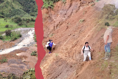 Los deslizamientos han bloqueado vías de acceso a San Ramón, La Chala y San Miguelito.