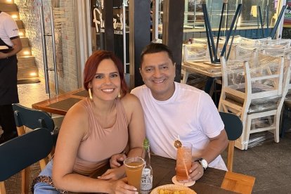 La pareja incluyó en el menú platos a su gusto.