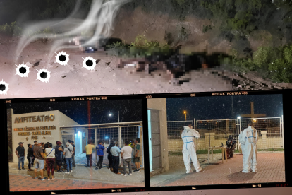 Los cuerpos de tres hombres fueron encontrados en un camino de tierra en las inmediaciones de la comuna Cerro Alto.