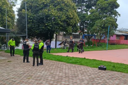 El hecho violento se suscitó en este sector residencial del norte capitalino.