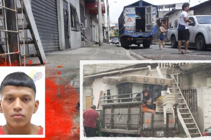 Los familiares de Kevin Palma Tinoco sacaron sus pertenencias de su hogar y huyeron por miedo.