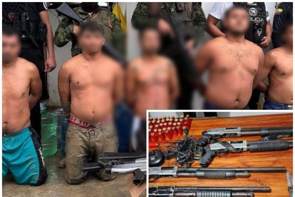 Los sujetos fueron capturados durante un allanamiento.