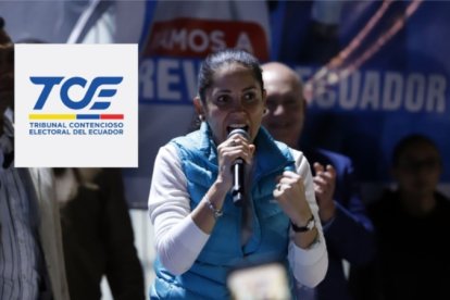 Luisa González, candidata a la Presidencia de Ecuador por el correísmo.