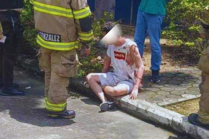 El sujeto señalado de intentar quitarse la vida en Guayaquil.