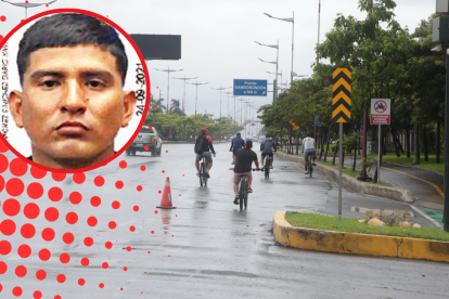 Dario Sánchez fue atacado mientras caminaba por este sector de Samborondón.