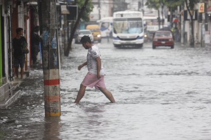 Las fuertes lluvias han provocado inundaciones en diferentes localidades del país.