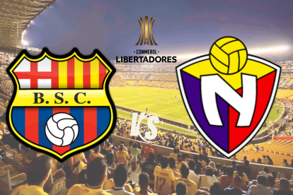 Barcelona SC y El Nacional se enfrentan en la Copa Libertadores 2025.