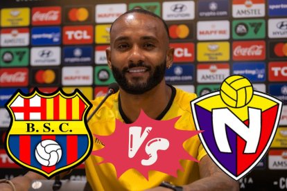 Leonai Souza estará en el medio campo de Barcelona SC ante El Nacional.