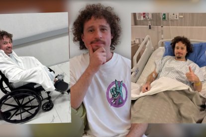 El influencer comparte su proceso de recuperación con sus seguidores.