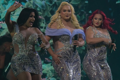 Las Damas de Oro en su presentación en Viña del Mar 2025, este 24 de febrero.