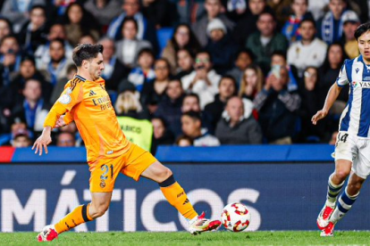 Real Madrid ganó por la mínima diferencia (0-1) a Real Sociedad