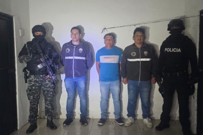 El detenido fue presentado por la Policía.