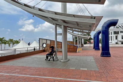 Fotografía del Malecón 2000 en Guayaquil.
