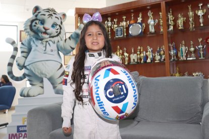 La pequeña Sophie Tipán empezó a los 4 años y hoy, a sus 6, ya compite a nivel internacional en categorías baby y micro.