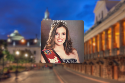 Karla Torres fue reina de Quito.