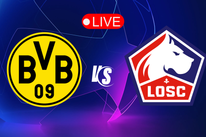 Borussia Dortmund y Lille se enfrentan en octavos de final de la Champions League.