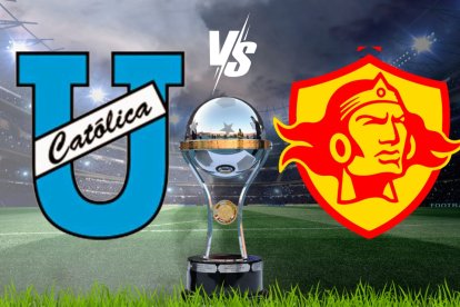 Universidad Católica y Aucas pelean por llegar a la fase de los grupos de la Copa Sudamericana 2025.