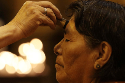 Miércoles de cenizas. Iglesia en Quito