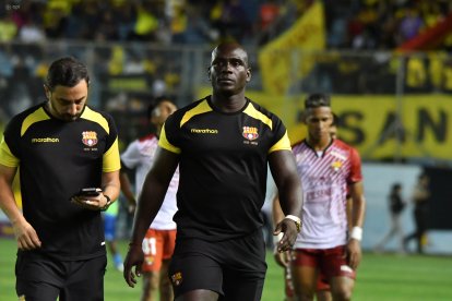 Segundo Alejandro Castillo habló sobre el choque de Barcelona SC ante Corinthians.