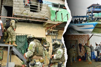 Durante la incursión, los militares allanaron tres viviendas del sector y se registraron a personas.