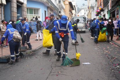 Emaseo informó la cantidad de basura recogida en el feriado de Carnaval.