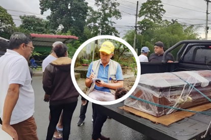Los restos del periodista llegaron a Quinindé.