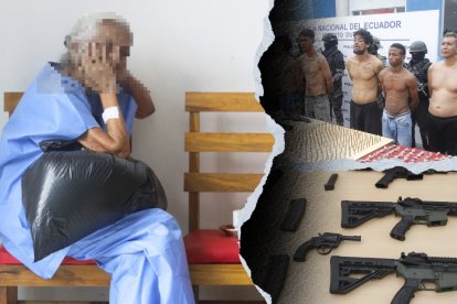 La adulta mayor fue llevada a la Unidad de Vigilancia Comunitaria de Durán.