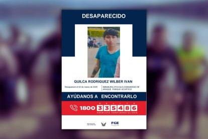 El joven estaba desaparecido. Fue hallado muerto por un lugareño.