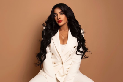 Andreína Díaz es una modelo venezolana que vive en Ecuador