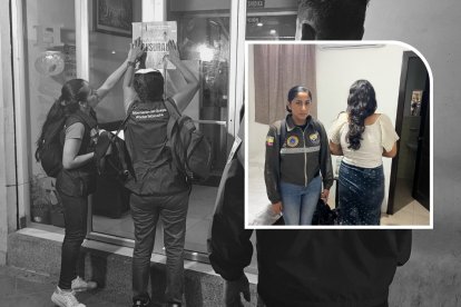 Una menor de edad fue rescatada de uno de los hoteles intervenidos.