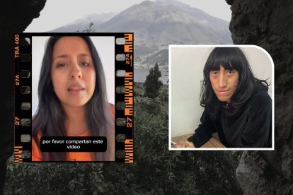 La hermana del joven desaparecido se mantiene informado de los acontecimientos de la búsqueda en sus redes sociales.