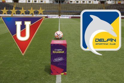 Liga de Quito y Delfín se enfrentarán en el estadio Rodrigo Paz.