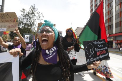 A la marcha asistieron varios colectivos sociales