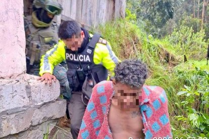 El supuesto líder de Los Lobos fue parte del robo de dos carros en el cantón Cevallos, Tungurahua.