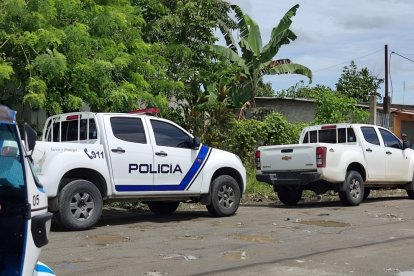 Los agentes llegaron al sitio del suceso tras reportarse la emergencia, en Quinindé.