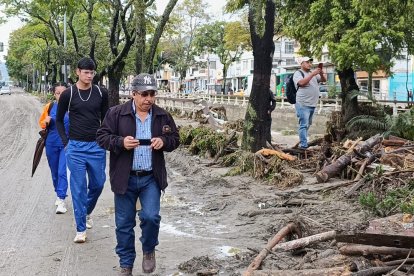 La creciente de los ríos en Loja causan fuerte estragos.