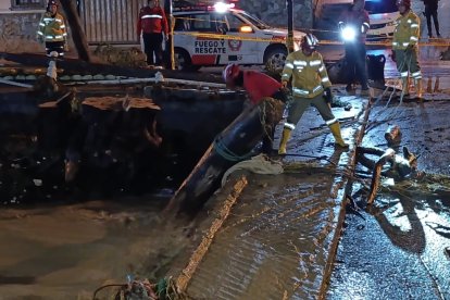 En Loja, las precipitaciones causaron fuertes inundaciones.