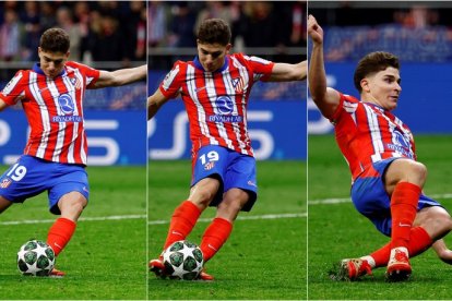 Este fue el cuestionado disparo de Julián Álvarez.