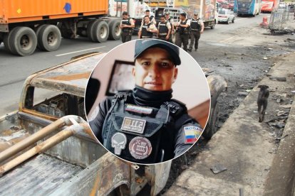 El agente penitenciario que falleció en el atentado.