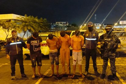 Los detenidos fueron puestos a órdenes de las autoridades.