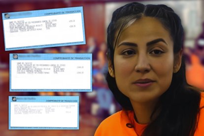 Mayra Salazar realizó tres depósitos este jueves 13 de marzo de 2025.