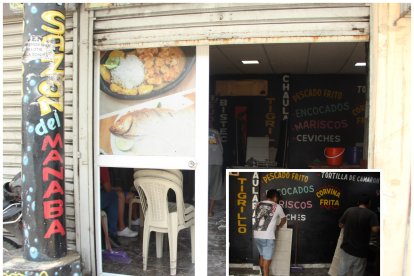 Locales comerciales resultaron afectados por la onda expansiva.