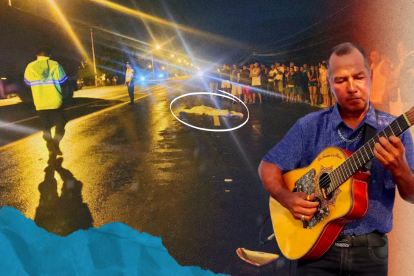 Felipe Lamilla, integrante del grupo musical hermanos Lamilla, sufrió accidente en la vía a Palestina