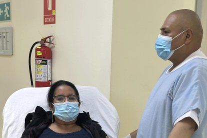 Lourdes Tibán subió un post en el que explicaba su siuación.