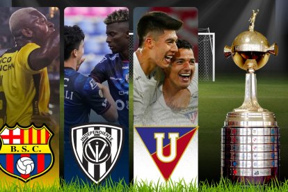 Ecuador tiene tres representantes en la Copa Libertadores 2026.