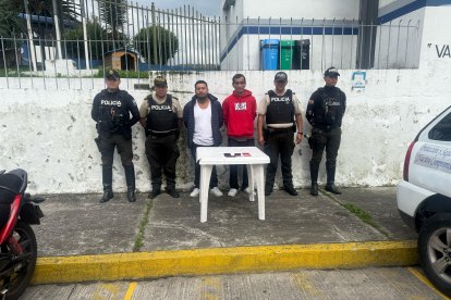 Los sujetos fueron capturados cerca del lugar de los hechos, en el norte de Quito.