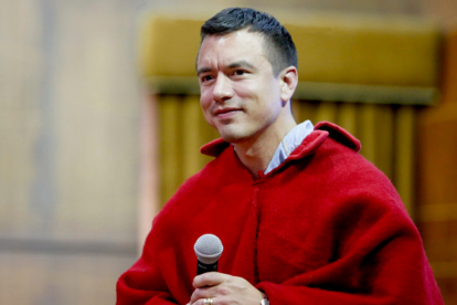 Daniel Noboa, presidente de Ecuador.